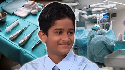 Етти ёшида беморни операция қилган “кичкина табиб”