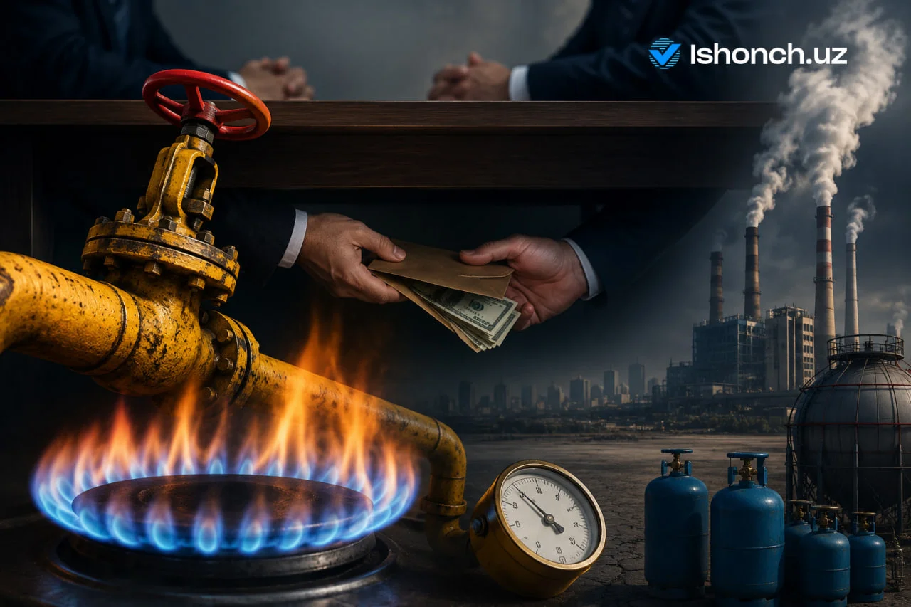 Газ, коррупция ва триллионлаб зарар. Соҳа қачон ўнгланади?