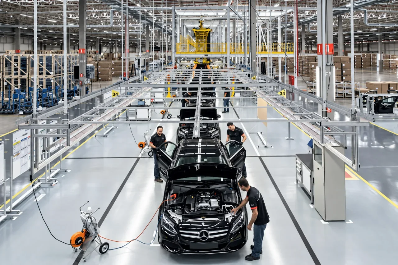 Mercedes Германиядаги иккита заводни ёпиши мумкин
