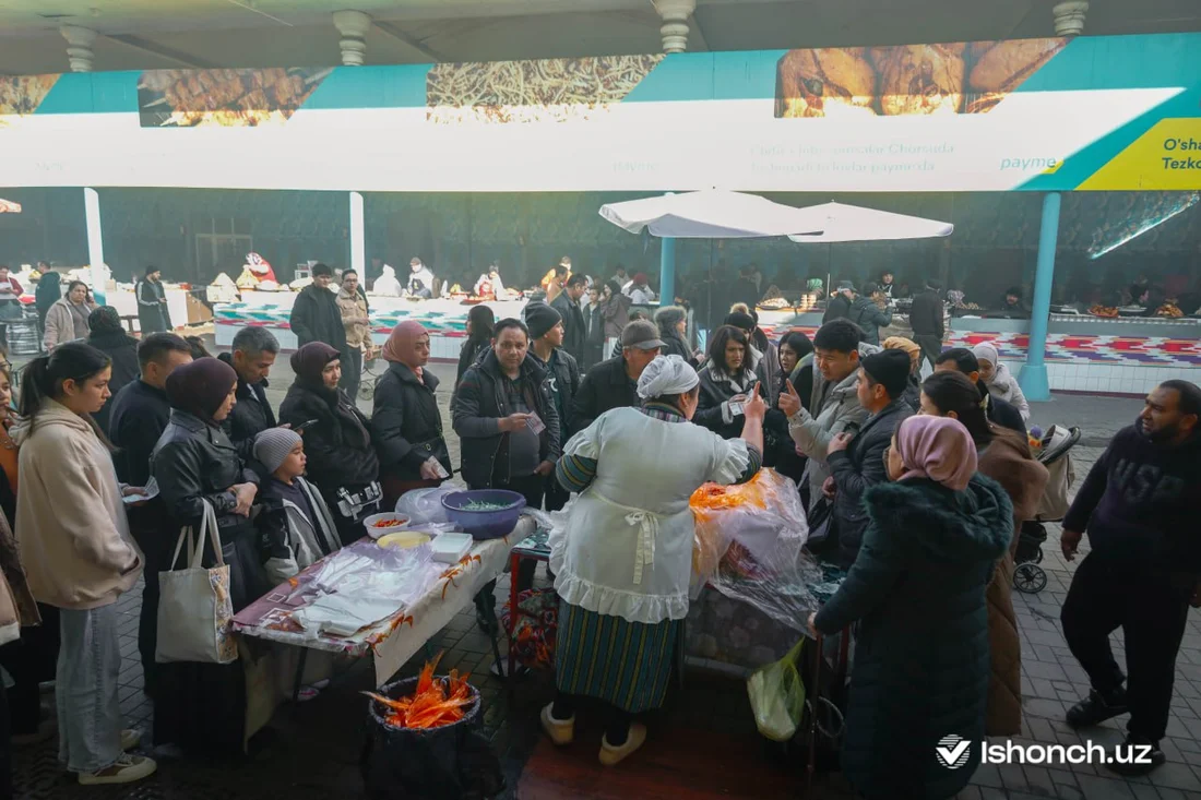 Чорсу: Ўзбек миллий таомлари бозоридан фоторепортаж